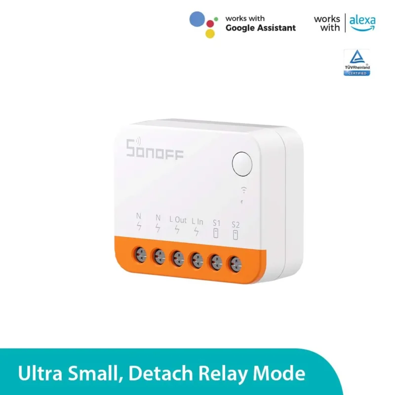 Sonoff Mini R4 Extreme, smart switch for business, intelPlug integration, earn money with smart devices, sustainable energy control, remote device management