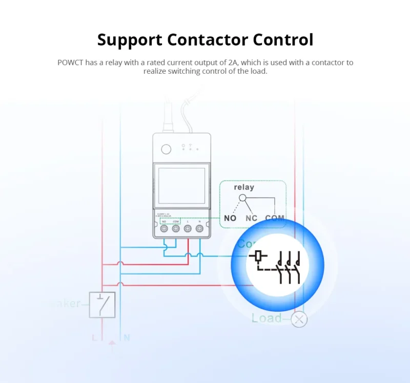 intelPlug Sonoff POW Ring Smart Power Meter Switch – Advanced Energy Management