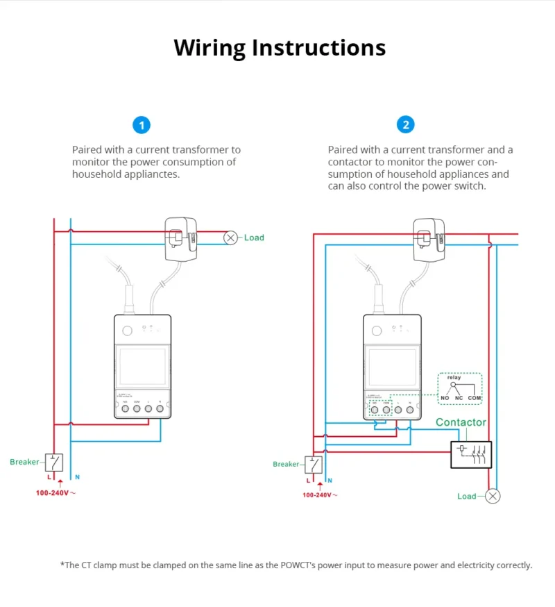 intelPlug Sonoff POW Ring Smart Power Meter Switch – Advanced Energy Management